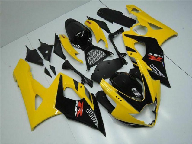 2005-2006 Yellow Glossy Black Red Suzuki GSXR 1000 Motorcycle Fairings UK