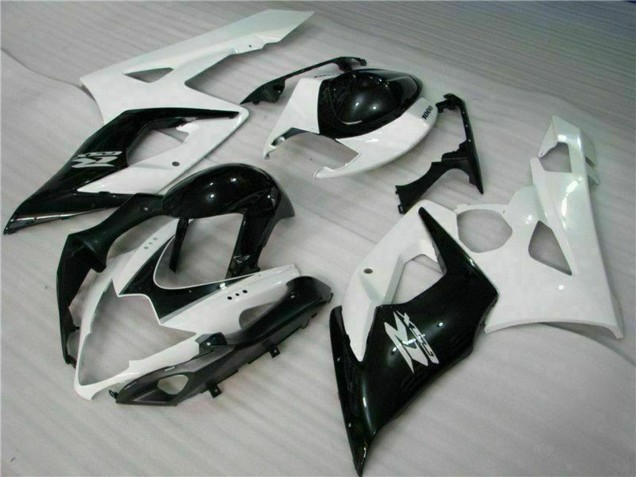 2005-2006 White Glossy Black Suzuki GSXR 1000 Motorcycle Fairings UK
