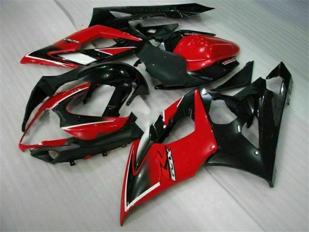 2005-2006 Red Glossy Black Matte Black Suzuki GSXR 1000 Motorcycle Fairings UK