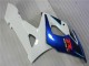 2005-2006 White Blue Glossy Black Suzuki GSXR 1000 Motorcycle Fairing Kits UK