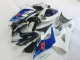 2005-2006 White Blue Glossy Black Suzuki GSXR 1000 Motorcycle Fairing Kits UK