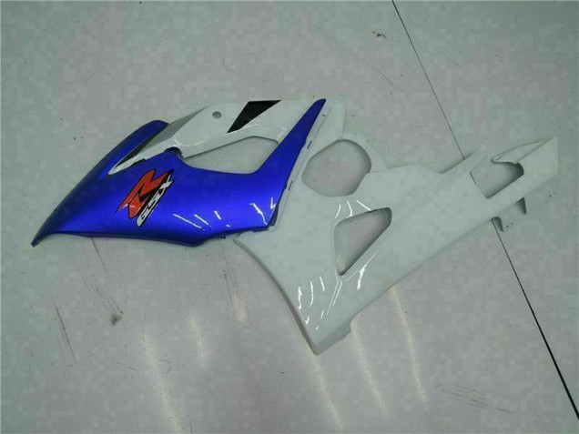 2005-2006 White Blue Glossy Black Suzuki GSXR 1000 Motorcycle Fairing UK