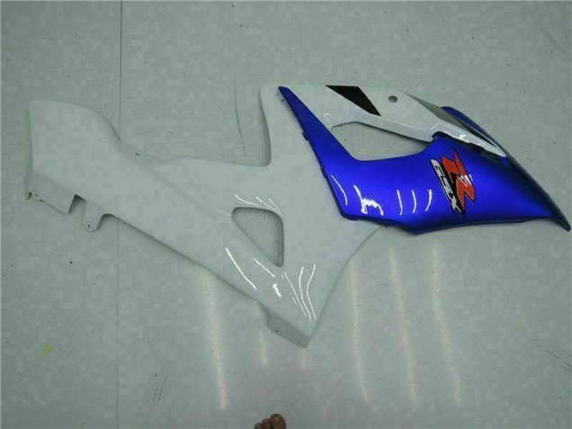 2005-2006 White Blue Glossy Black Suzuki GSXR 1000 Motorcycle Fairing UK