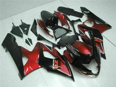 Buy 2005-2006 Red Glossy Black Suzuki GSXR 1000 Motorcycle Fairing UK