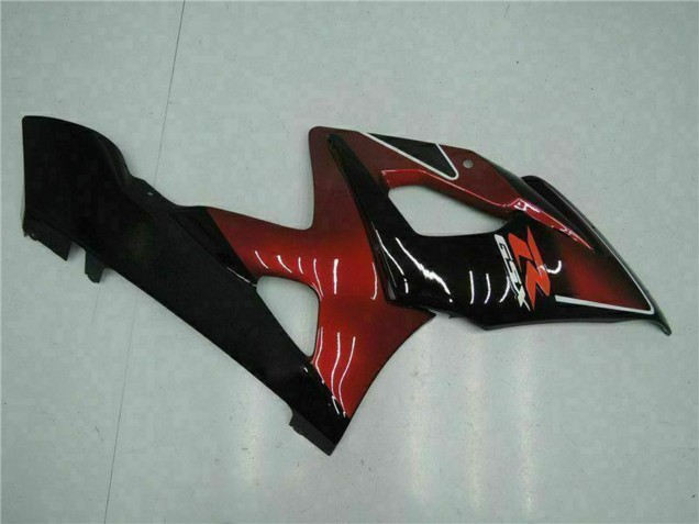 2005-2006 Red Glossy Black Suzuki GSXR 1000 Motorcycle Fairing UK