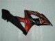 2005-2006 Red Glossy Black Suzuki GSXR 1000 Motorcycle Fairing UK