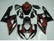 2005-2006 Red Silver Glossy Black Suzuki GSXR 1000 Motorcycle Fairings UK