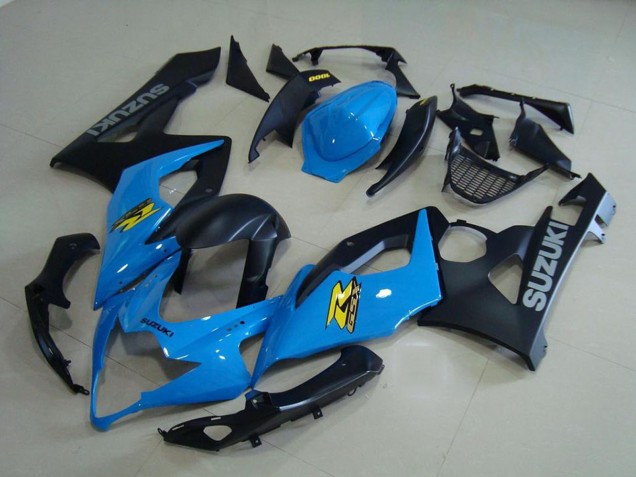 2005-2006 Blue Black Yellow Suzuki GSXR 1000 Motorcycle Fairings UK