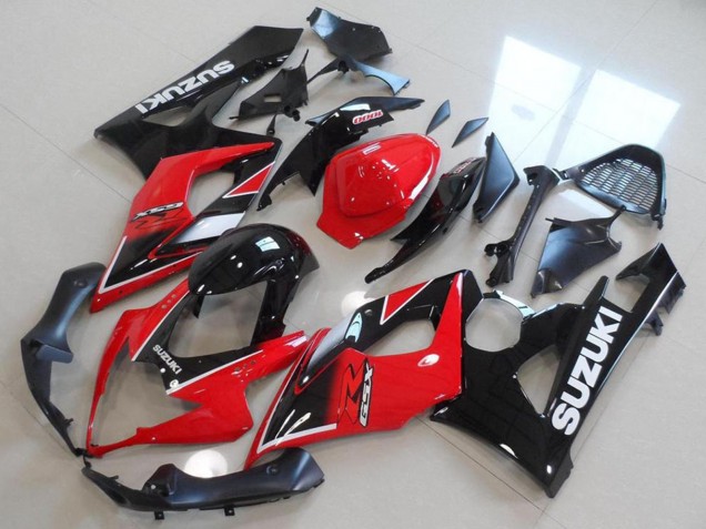 2005-2006 Red Glossy Black OEM Style Suzuki GSXR 1000 Motorcycle Fairings UK