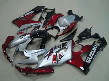 Buy 2005-2006 Silver Red Black Suzuki GSXR 1000 Motorcycle Fairing UK