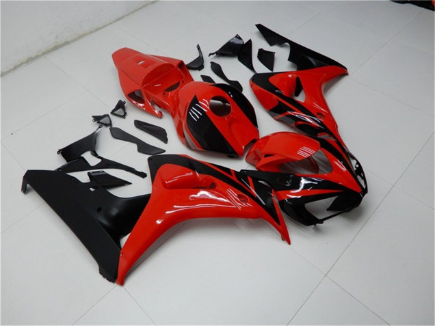 2006-2007 Red Glossy Black Honda CBR1000RR Motorcycle Fairings Kits UK