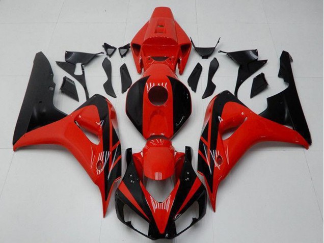 2006-2007 Red Glossy Black Honda CBR1000RR Motorcycle Fairings Kits UK