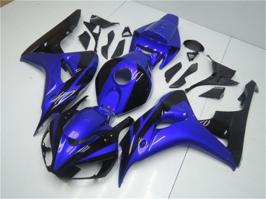 Buy 2006-2007 Blue Glossy Black Honda CBR1000RR Motorcycle Fairing Kits UK