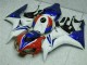 2006-2007 White Red Blue HRC Honda CBR1000RR Motorcycle Fairing Kits UK