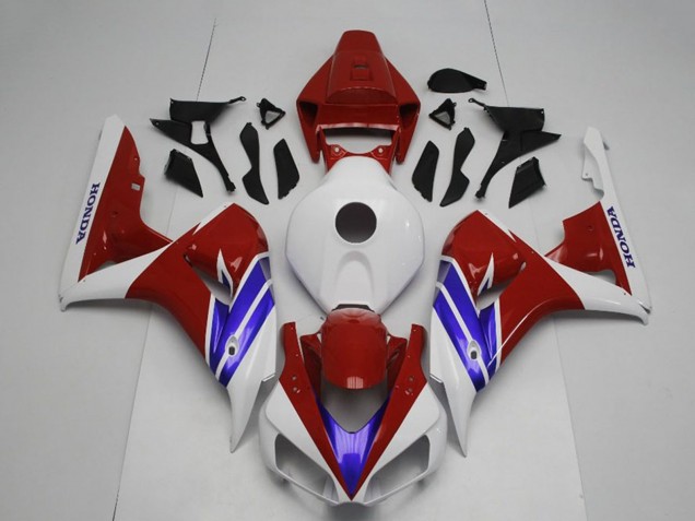 2006-2007 White Red Blue Honda CBR1000RR Motorcycle Fairing UK