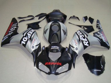 Buy 2006-2007 Silver Matte Black Repsol Honda CBR1000RR Motorcycle Fairing UK