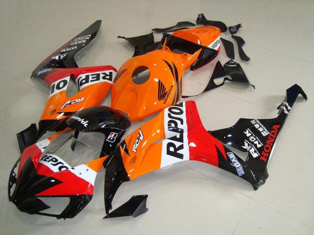 2006-2007 Orange White Red Glossy Black New Repsol Honda CBR1000RR Motorcycle Fairings UK