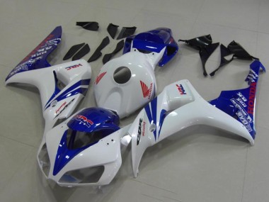 Buy 2006-2007 White Blue Red HRC Honda CBR1000RR Motorcycle Fairings UK