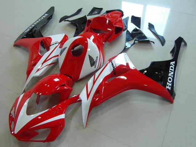 2006-2007 White Red Glossy Black Honda CBR1000RR Motorcycle Fairings Kits UK
