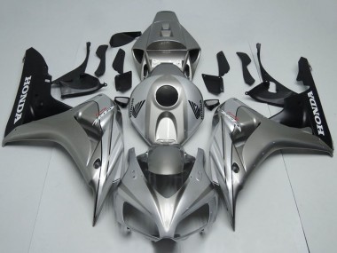 Buy 2006-2007 Silver Matte Black Honda CBR1000RR Motorcycle Fairing UK