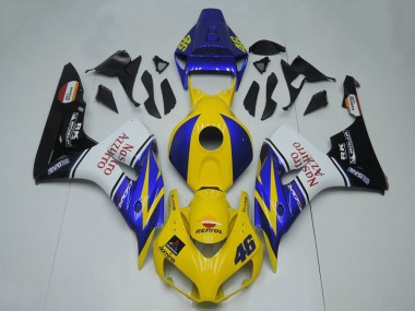Buy 2006-2007 Blue Yellow White Glossy Black Red Nastro Azzurro Honda CBR1000RR Motorcycle Fairings UK