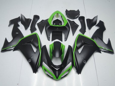 Buy 2006-2007 Green Matte Black Kawasaki ZX10R Motorcycle Fairing UK