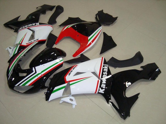 2006-2007 White Red Black Green Kawasaki ZX10R Motorcycle Fairings UK