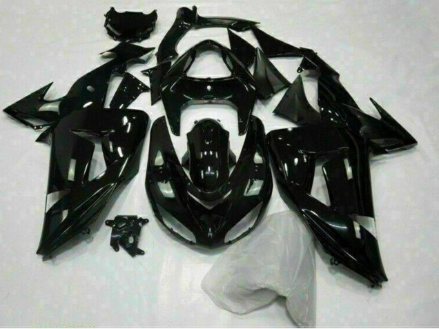 2006-2007 Glossy Black Kawasaki ZX10R Motorcycle Fairing UK