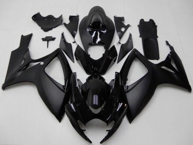 Buy 2006-2007 Matte Black Glossy Black Suzuki GSXR 600/750 Motorcycle Fairings UK