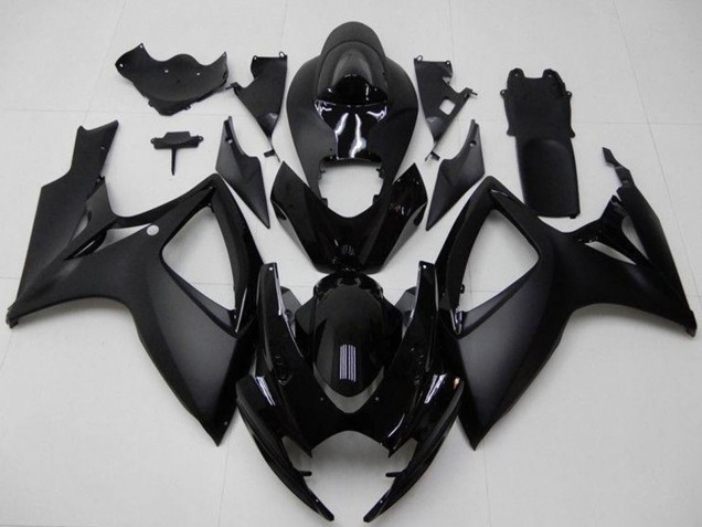 2006-2007 Matte Black Glossy Black Suzuki GSXR 600/750 Motorcycle Fairings UK
