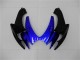 2006-2007 Blue Glossy Black Suzuki GSXR 600/750 Motorcycle Fairings UK