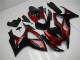 2006-2007 Red Glossy Black Suzuki GSXR 600/750 Motorcycle Fairing UK