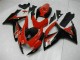 2006-2007 Red Glossy Black Suzuki GSXR 600/750 Motorcycle Fairings UK