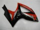 2006-2007 Red Glossy Black Suzuki GSXR 600/750 Motorcycle Fairings UK