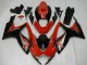 2006-2007 Red Glossy Black Suzuki GSXR 600/750 Motorcycle Fairings UK