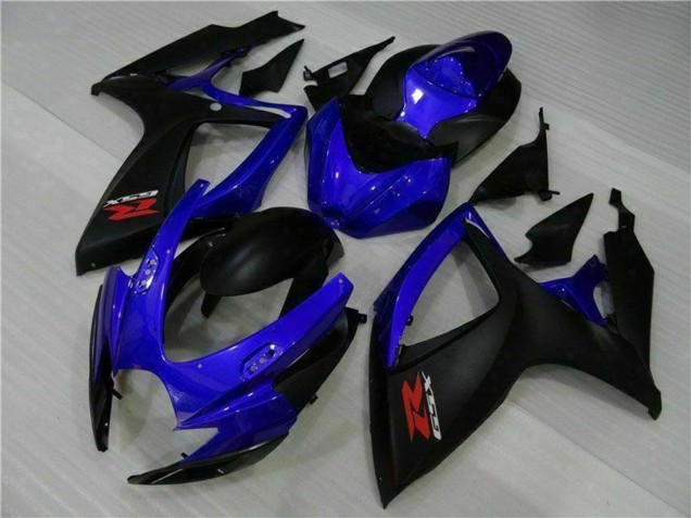 2006-2007 Blue Matte Black Red Suzuki GSXR 600/750 Motorcycle Fairings UK