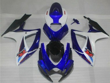 Buy 2006-2007 White Blue Black Red Suzuki GSXR 600/750 Motorcycle Fairings UK