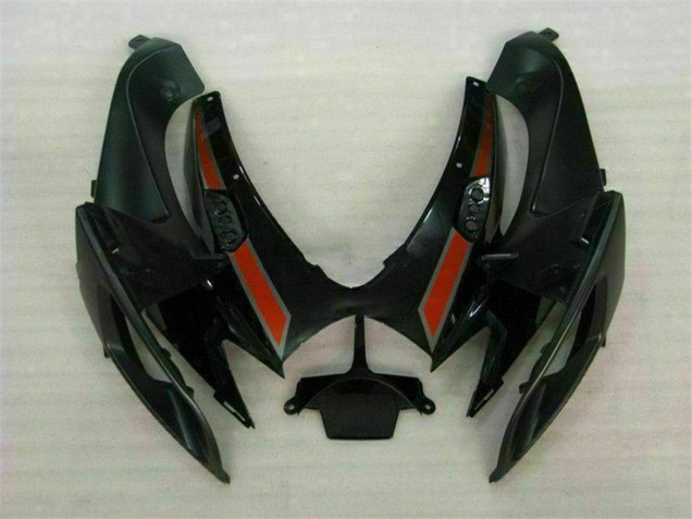 2006-2007 Glossy Black Red Suzuki GSXR 600/750 Motorcycle Fairings UK