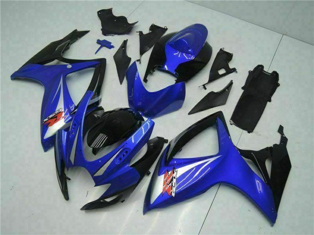 2006-2007 Blue White Glossy Black Red Suzuki GSXR 600/750 Motorcycle Fairings UK