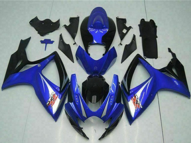 2006-2007 Blue White Glossy Black Red Suzuki GSXR 600/750 Motorcycle Fairings UK