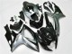 2006-2007 Silver Glossy Black Suzuki GSXR 600/750 Motorcycle Fairings UK