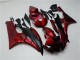 2006-2007 Red Matte Black Yamaha YZF R6 Motorcycle Fairing Kits UK