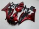 2006-2007 Red Matte Black Yamaha YZF R6 Motorcycle Fairing Kits UK