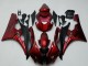 2006-2007 Red Matte Black Yamaha YZF R6 Motorcycle Fairing Kits UK