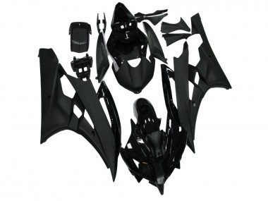 Buy 2006-2007 Glossy Black Matte Black Yamaha YZF R6 Motorcycle Fairing UK