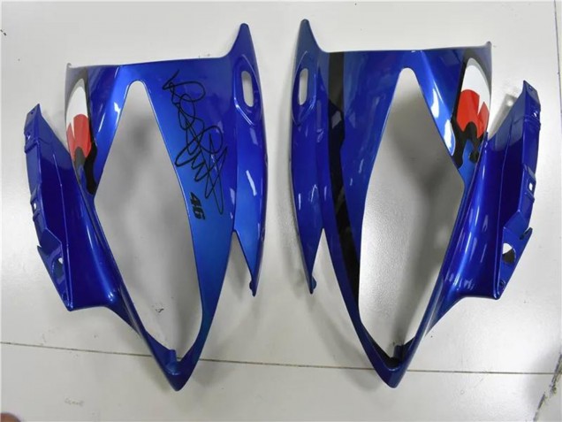 2006-2007 Blue Yellow Glossy Black Shark Yamaha YZF R6 Motorcycle Fairings UK