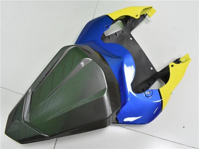 2006-2007 Blue Yellow Glossy Black Shark Yamaha YZF R6 Motorcycle Fairings UK
