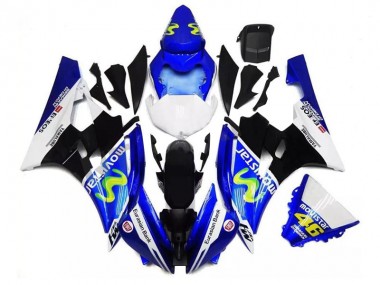 Buy 2006-2007 Blue White Black Green MoviStar ENEOS Yamalube 46 Yamaha YZF R6 Motorcycle Fairings UK