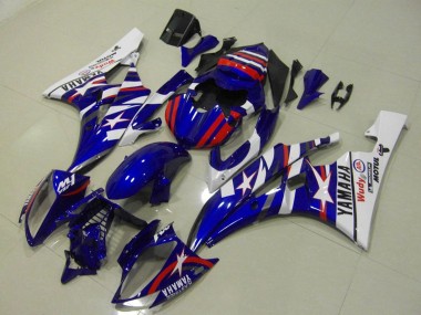 Buy 2006-2007 White Blue Red Motul Michelin Yamaha YZF R6 Motorcycle Fairings UK