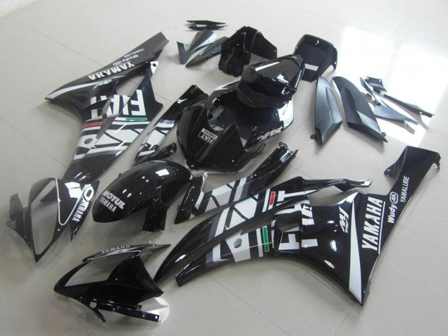 2006-2007 White Glossy Black Green Red Fiat Yamalube Motul Yamaha YZF R6 Motorcycle Fairings UK